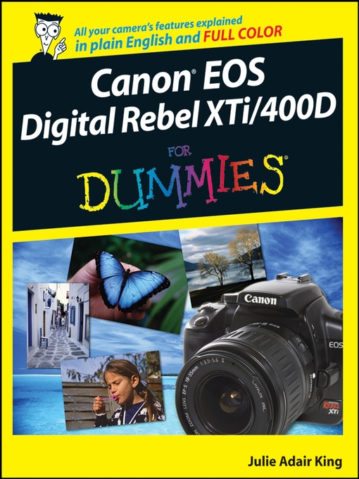 Upplýsingar um Canon EOS Digital Rebel XTi/400D For Dummies eftir Julie Adair King - Biðlisti